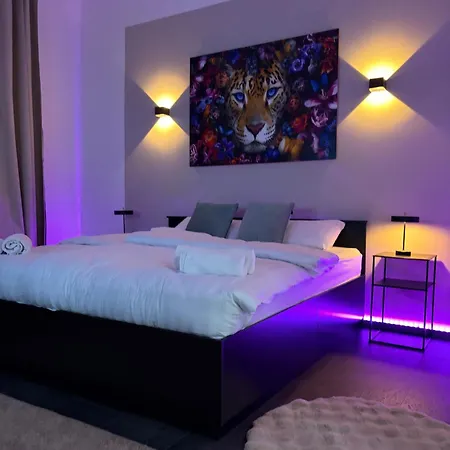 Apartmán Design Fuer 4 Naehe Messe Smart Tv *